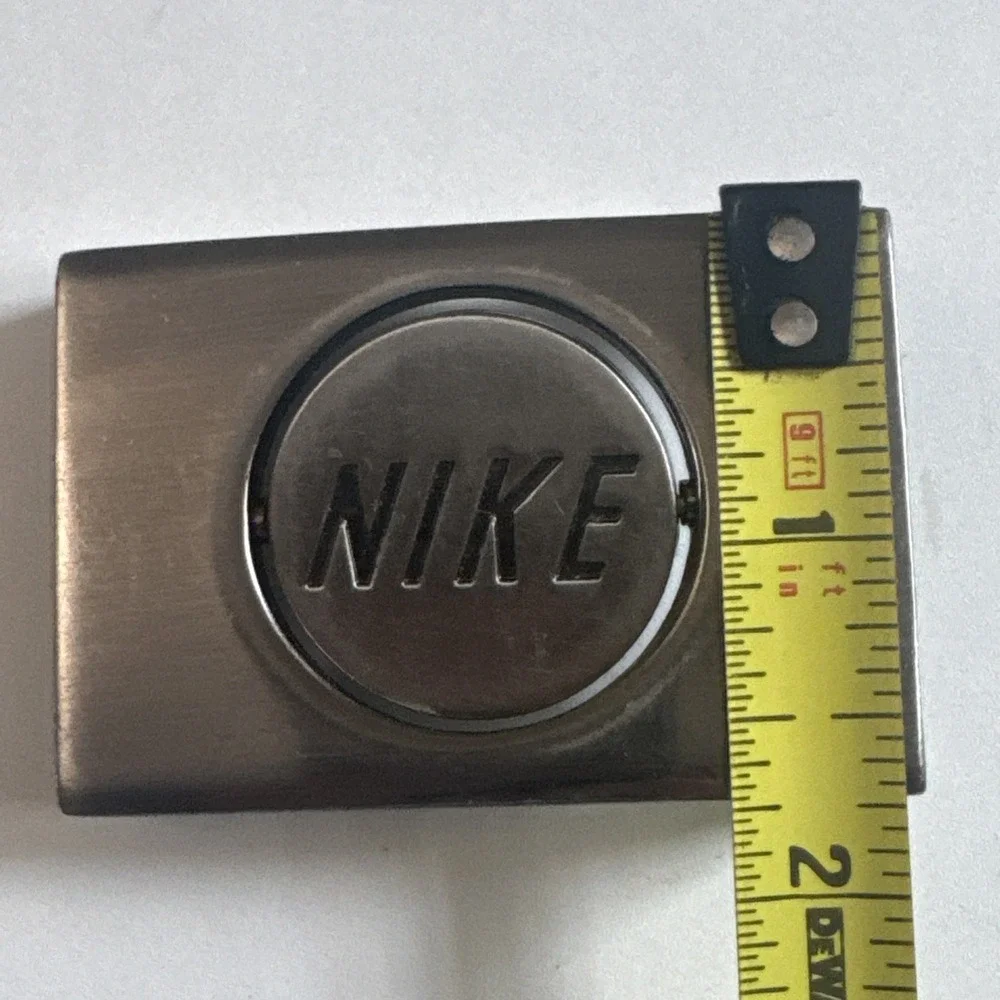 Nike/Guess Belt Buckle Only Reversible Made In Italy Vintage 1.75